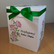 Pudełko na koperty z grafiką z różami